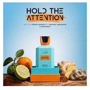 Hype Men's Aqua & Orange Bottle